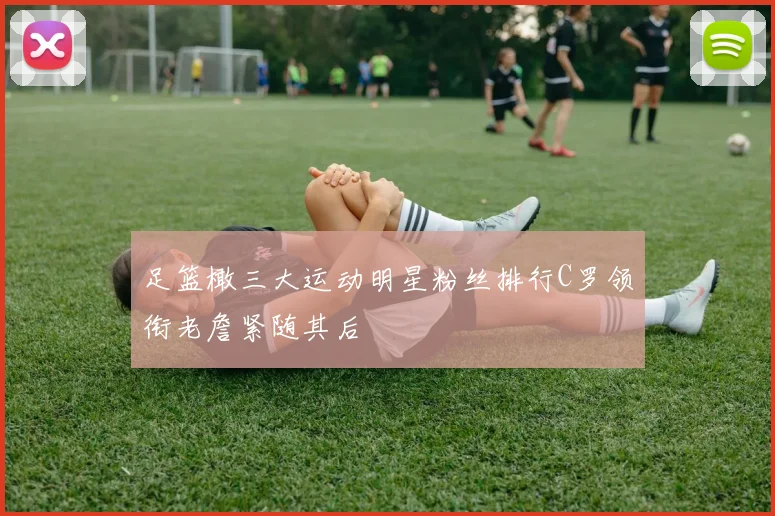 足篮橄三大运动明星粉丝排行C罗领衔老詹紧随其后